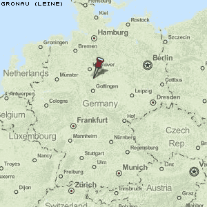Gronau (Leine) Karte Deutschland