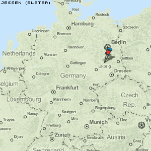 Jessen (Elster) Karte Deutschland