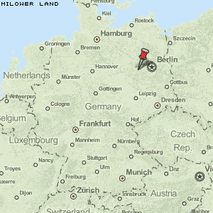 Milower Land Karte Deutschland