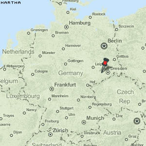 Hartha Karte Deutschland
