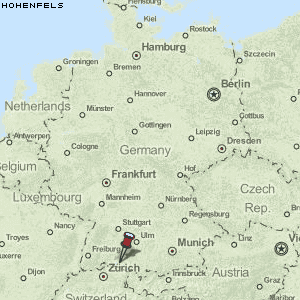 Hohenfels Karte Deutschland