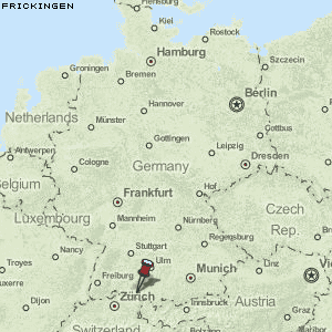 Frickingen Karte Deutschland