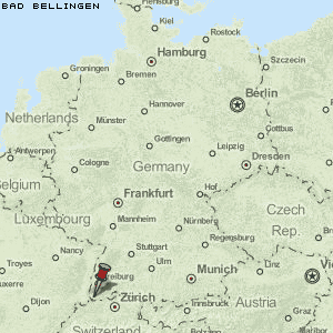 Bad Bellingen Karte Deutschland