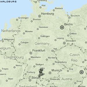 Waldburg Karte Deutschland