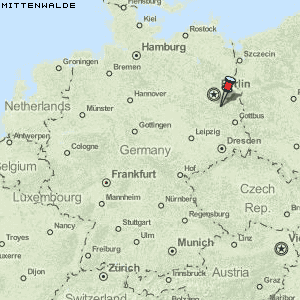 Mittenwalde Karte Deutschland
