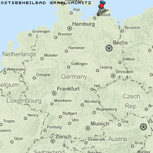 Ostseeheilbad Graal-Müritz Karte Deutschland