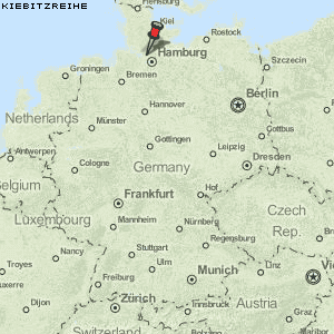 Kiebitzreihe Karte Deutschland