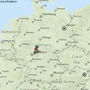 Schöneck Karte Deutschland