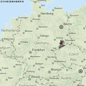 Scheibenberg Karte Deutschland