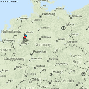 Remscheid Karte Deutschland