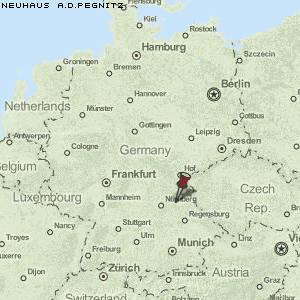 Neuhaus a.d.Pegnitz Karte Deutschland