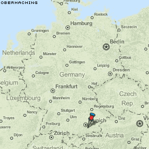 Oberhaching Karte Deutschland