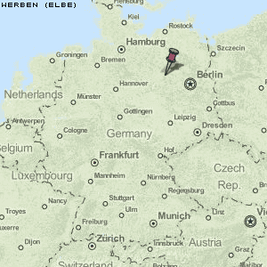 Werben (Elbe) Karte Deutschland