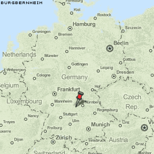 Burgbernheim Karte Deutschland