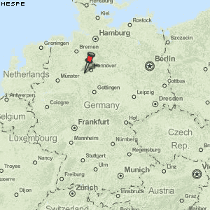 Hespe Karte Deutschland