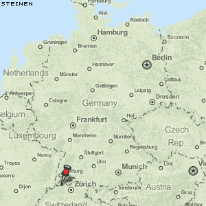Steinen Karte Deutschland
