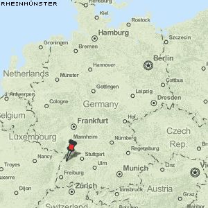 Rheinmünster Karte Deutschland