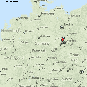 Lichtenau Karte Deutschland