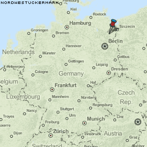 Nordwestuckermark Karte Deutschland