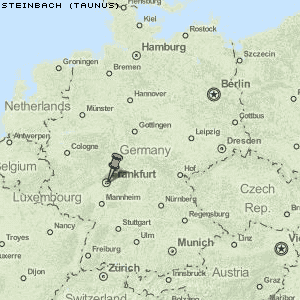 Steinbach (Taunus) Karte Deutschland