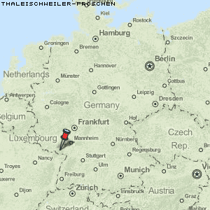 Thaleischweiler-Fröschen Karte Deutschland