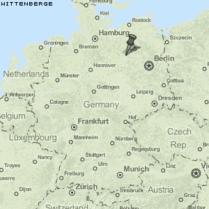 Wittenberge Karte Deutschland