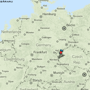 Bärnau Karte Deutschland