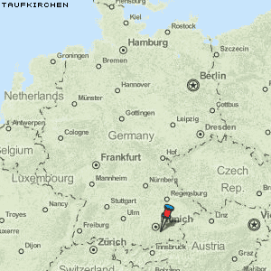 Taufkirchen Karte Deutschland