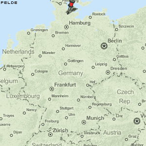 Felde Karte Deutschland