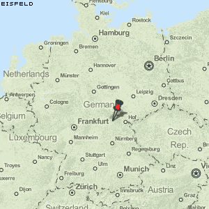 Eisfeld Karte Deutschland