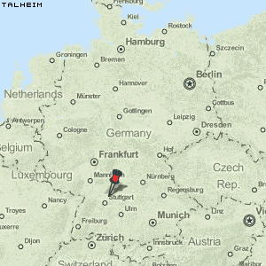 Talheim Karte Deutschland