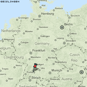 Geislingen Karte Deutschland