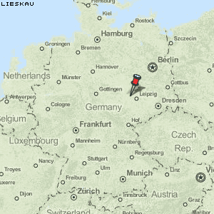 Lieskau Karte Deutschland