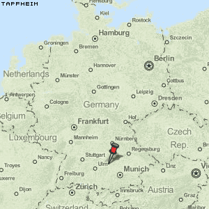 Tapfheim Karte Deutschland