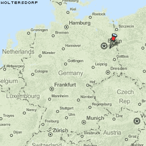 Woltersdorf Karte Deutschland