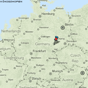 Königshofen Karte Deutschland
