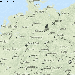 Alsleben Karte Deutschland