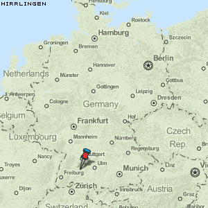 Hirrlingen Karte Deutschland