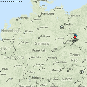 Markersdorf Karte Deutschland