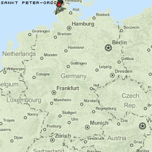 Sankt Peter-Ording Karte Deutschland