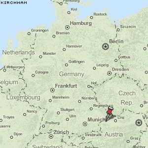 Kirchham Karte Deutschland