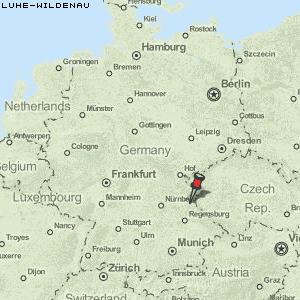 Luhe-Wildenau Karte Deutschland