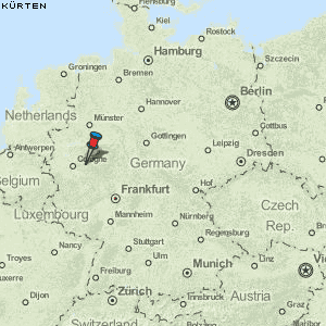 Kürten Karte Deutschland