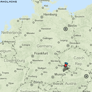 Aholming Karte Deutschland