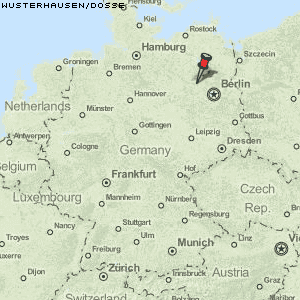Wusterhausen/Dosse Karte Deutschland