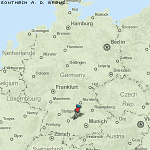 Sontheim a. d. Brenz Karte Deutschland