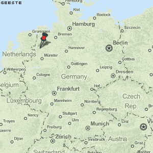 Geeste Karte Deutschland