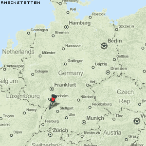 Rheinstetten Karte Deutschland