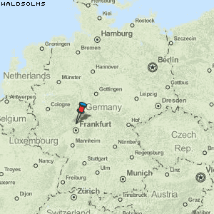 Waldsolms Karte Deutschland