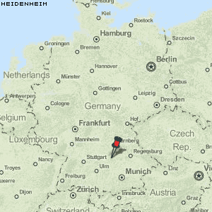 Heidenheim Karte Deutschland